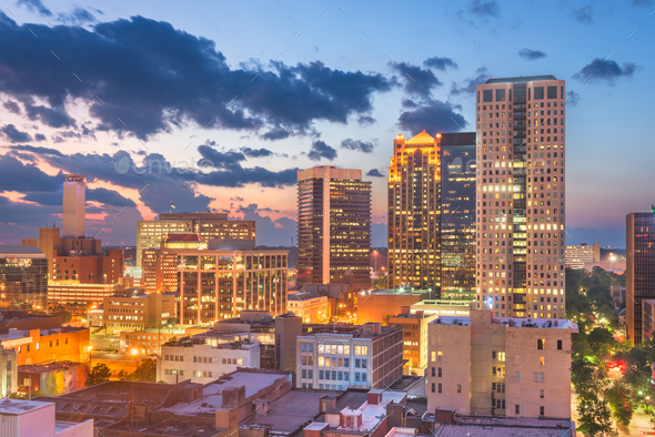 Birmingham, Alabama, USA downtown city skyline Stock Photo by SeanPavone